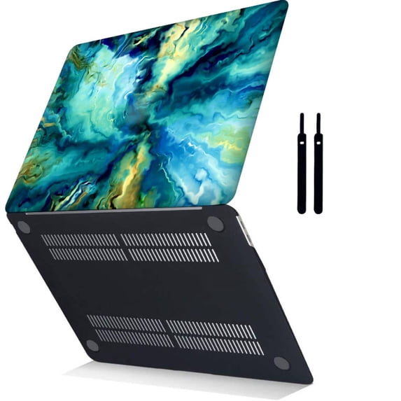 Hard Shell for MacBook Pro 15"( Touch ID, 2019 - 2016) Cable Tie Model A1707/A1990 Marble 112