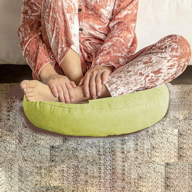 JUNWELLBlue Coussin Futon en Polyester pour Salon Chambre et Extérieur - Doux Résilient et Multi-Scénariste Vert
