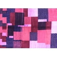 thumbnail image 1 of Ahgly Company Indoor Rectangle Abstract Purple Contemporary Area Rugs, 2' x 3', 1 of 4