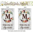thumbnail image 5 of Hello Spring Flowers Summer Initial Letter Monogram S House Flag Welcome to Our Home Warminghouse Decor Banner for Outside 28X40 Inch Double Sided, 5 of 6