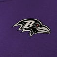 thumbnail image 2 of Women's  Antigua  Purple Baltimore Ravens Victory Pullover Sweatshirt, 2 of 2