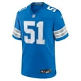 thumbnail image 2 of Men's Nike Steele Chambers  Blue Detroit Lions Game Jersey, 2 of 6