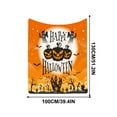 thumbnail image 2 of Yaoyar Halloween Throw Blanket Pumpkin Blanket Decorated Print Super Soft Plush Blanket for Couch Bed Sofa Chair and Cozy for All Seasons 100*130cm, 2 of 5