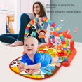 thumbnail image 3 of Piano de pie para bebés con soporte de fitness, juego de piano de pie para bebés, juguete para recién nacidos de 36 meses, 3 of 6