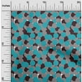 thumbnail image 2 of oneOone Cotton Poplin Sky Blue Fabric Geometric Sewing Craft Projects Fabric Prints By Yard 56 Inch Wide, 2 of 4