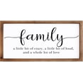 thumbnail image 2 of MODE HOME Family Sign for Home Decor, Farmhouse Family Wall Decor with Wood Frame for Wall, Kitchen, Living Room, Bathroom, Bedroom, 2 of 9