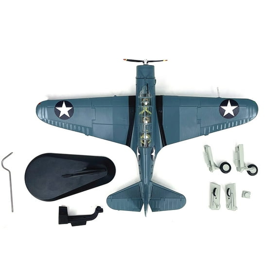ARCADORA 1:72 WWII US Navy TBD Devastator Bomber Model Alloy Plane Display Stand Collection Decor Gift 5.9in Length