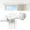 White, variant on Sindcom No Drill Curtain Rods for Window 27 to 48 Inches, 5/8 Inch Diameter Renter Friendly Drapery Rod with Adhesive Brackets without Drilling, Adjustable from 27 to 52 Inches, Black