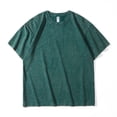 thumbnail image 2 of FRSASU Men's Oversized T-Shirts Cotton Tee Heavyweight Unisex Short Sleeve Crew Neck Loose Fit Basic Tops Army Green, 2 of 5