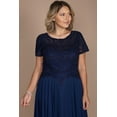 thumbnail image 3 of Dylan & Davids Women's Gown Short Sleeve Sequin Dress, 3 of 4