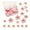 Pink, variant on WEUVEB Floral Resin Push Pins Decorative Thumb Tacks for Home Office Use, 20 Pieces