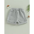 thumbnail image 5 of Bagilaanoe Toddler Baby Boys Shorts Elastic Short Pants 6M 12M 18M 24M 3T Kids Summer Casual Clothes, 5 of 8