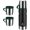 Black(Set), variant on Vacuum Insulated Water Bottle Thermo Water Flask with Cup 680ml/23oz Stainless Steel Thermal Water Bottles Thermo for Hot and Cold Drinks Coffee Water(Green,Set)