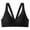 Black, variant on Sngxgn Women's Sports Bra Strap Cotton Sports Bra with Medium Support(Beige,XXL)