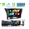 thumbnail image 3 of Geabo 4+64G Car Stereo for Honda CR-Z 2010-2016 with Wireless CarPlay Android Auto 9inch Touch Screen Support Bluetooth FM/RDS GPS WiFi SWC, 3 of 7