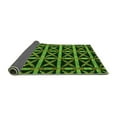 thumbnail image 2 of Ahgly Company Indoor Square Abstract Green Modern Area Rugs, 6' Square, 2 of 4
