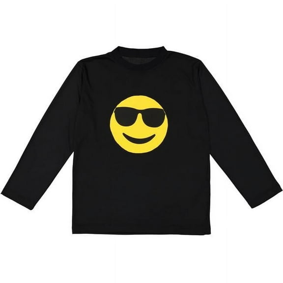 Dress Up America 887-M Sunglasses Emoji T-Shirt for Kids - Medium - Age Group 8-10 Years