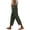 Army Green, variant on Certgust Palazzo Pants for Women Womens Pants Daily Elastic Waist Pockets Straight Color Casual Loose Trousers Wide Leg Pants for Women