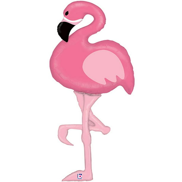 Gevoelig Namens Terug kijken Special Delivery Flamingo Foil Balloon 60" Tall. - Walmart.com