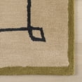 thumbnail image 4 of Rugs USA x Nate Berkus Serge Bordered Wool Cozy Area Rug, 2' 6" x 8', Runner, Serge Tan, 4 of 7