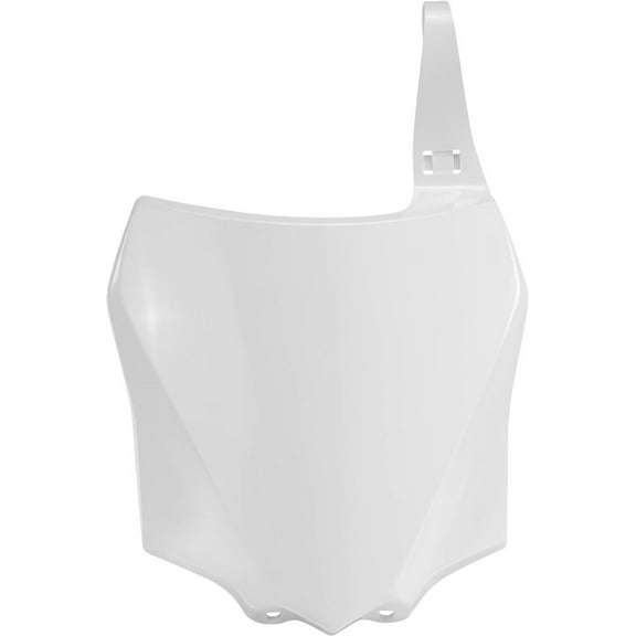 Acerbis 2374050002 Front Number Plate White