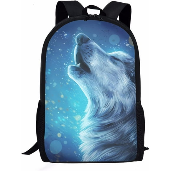 Kids School Backpack with Side Mesh Pockets Large Bookbag Daypack Shoulder Backpack