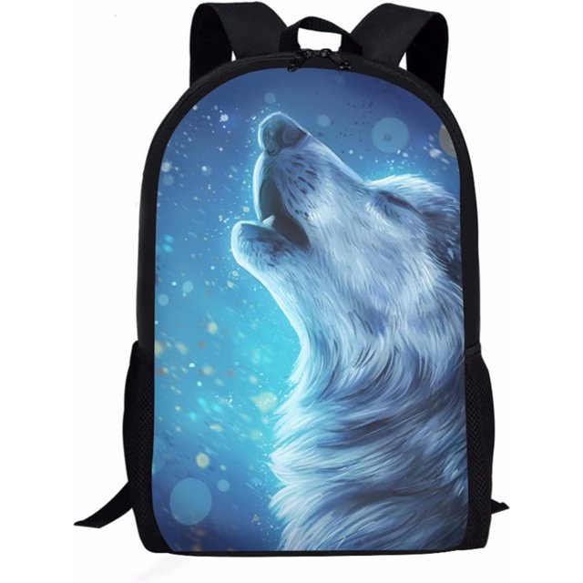 Kids School Backpack with Side Mesh Pockets Large Bookbag Daypack Shoulder Backpack