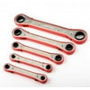 5Pc Tools Ratchet Box Metric Wrench Set Standard Shop Automotive Ratcheting Wrench Set