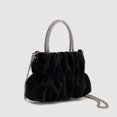 thumbnail image 2 of Bolsa de noche para mujer, elegante, con diamantes de imitación, Bolsa bandolera con asa superior para mujer (negro) Tmvgtek Para Estrenar, 2 of 8