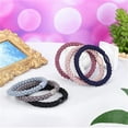 thumbnail image 5 of Dicasser 12 Pieces Cotton Hair Ties Braided Hair Bands Elastic Hair Ties Ropes Braided Ponytail Holders Hair Accessories for Women Girls Thick Heavy and Curly Hair (Mixed Colors), 5 of 7