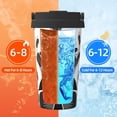 thumbnail image 5 of Uemuo Black Head Woman with Panda Hair Print Carry Insulated Coffee Mug, Travel Mug with Hidden Handle, Insulated Coffee Flask, Leak-proof Travel Mug Insulated Mug for Office, 5 of 8