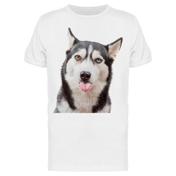 Funny Siberian Husky
 Tee Men's -Image by Shutterstock Men's T-shirt