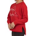 thumbnail image 2 of Royce Brand Women's Super Soft Holiday Themed Long Sleeve Sweatshirt (Red, S), 2 of 3