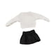 thumbnail image 5 of 1/12 Cabresco de la manga larga y falda de la falda del hombro del hombro para figuras de acción de 6 pulgadas Accesorios de ropa de muñeca BJD Top, 5 of 8