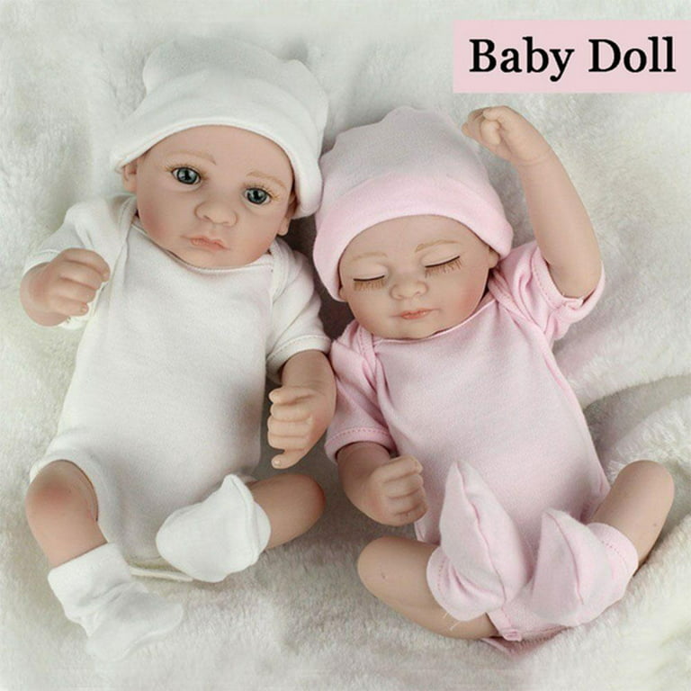 Reborn Baby Dolls, Mini Realistic Lifelike Newborn Full Vinyl Baby Doll,  Open Eyes Newborn Baby Reborn Dolls - Temu United Arab Emirates