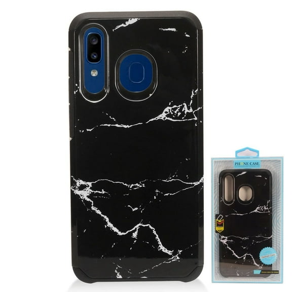 GSA Astronoot Marble Image Case for Samsung Galaxy A20/A50 - Black
