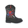 thumbnail image 2 of Spider Man Toddler Boys Light Up Western Cowboy Boots, 2 of 4