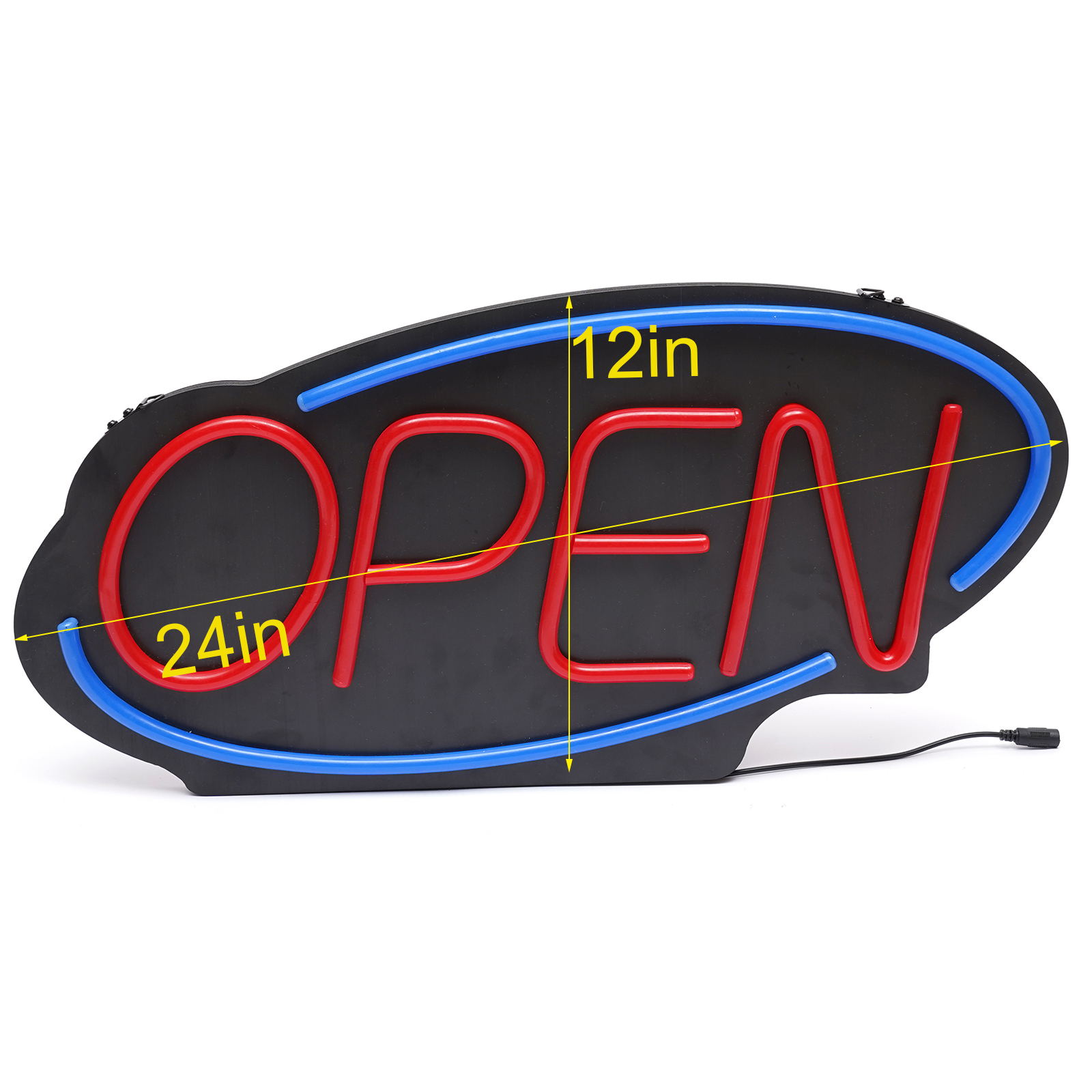 Wuzstar 24 Inch LED Commercial Neon Light Business Store OPEN Sign for Restaurant Bar Club Shop