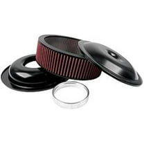 Allstar Performance ALL25921 14 in. Lightweight Air Cleaner Kit 3 in. Washable Element, Black