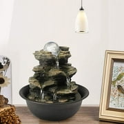 Watnature 8 Indoor 4-Tier Cascading Tabletop Fountain
