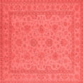 thumbnail image 1 of Ahgly Company Indoor Square Oriental Red Industrial Area Rugs, 3' Square, 1 of 4