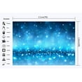 thumbnail image 2 of ABPHOTO Polyester 7x5ft Blue Bokeh Backdrop Glitter Sequins Backdrops Romantic Sparkle Spots Photography Background for Girls Lover Wedding Party Decoration Photo Studio Props, 2 of 3