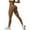 Brown, variant on Women's High Waist Seamless Washed Yoga Leggings Stretchy Workout Pants