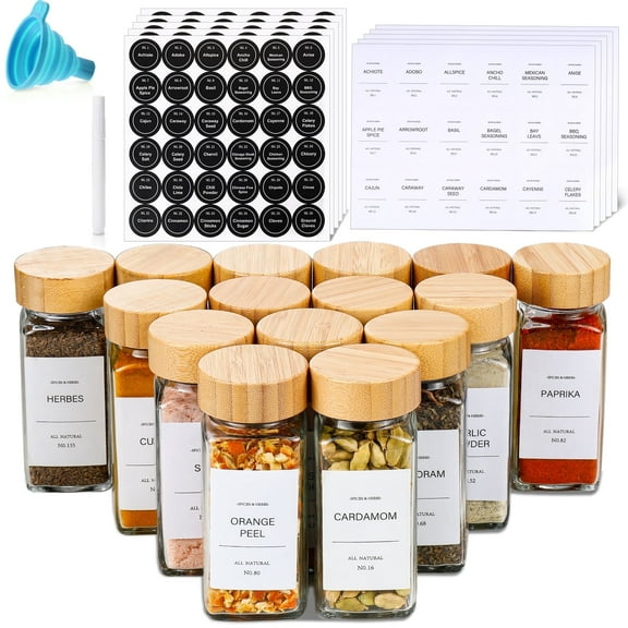 Unbranded Essential Clear Glass Airtight Candy & Chocolate Food Storage Jars 15 Count