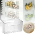 thumbnail image 1 of Hbdhejl Wall Mounted Storage Organizer Shower Storage Stackable Clear Plastic Makeup Storage Sticky Hanging Container, 1 of 8