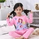 thumbnail image 1 of Conjunto de Pijamas de dibujos animados para niños y niñas, ropa de dormir de princesa Frozen, Anna, Elsa, Olaf, Sophia, otoño, 1 of 4