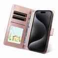 thumbnail image 4 of Wallet Case for Google Pixel 10/10 Pro Embossed Puppy Dog Card Holder Kickstand Wrist Strap Pink, 4 of 6