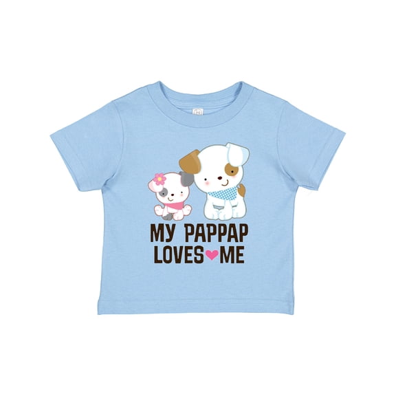Inktastic My Pap Pap Loves Me Granddaughter Girls Toddler T-Shirt