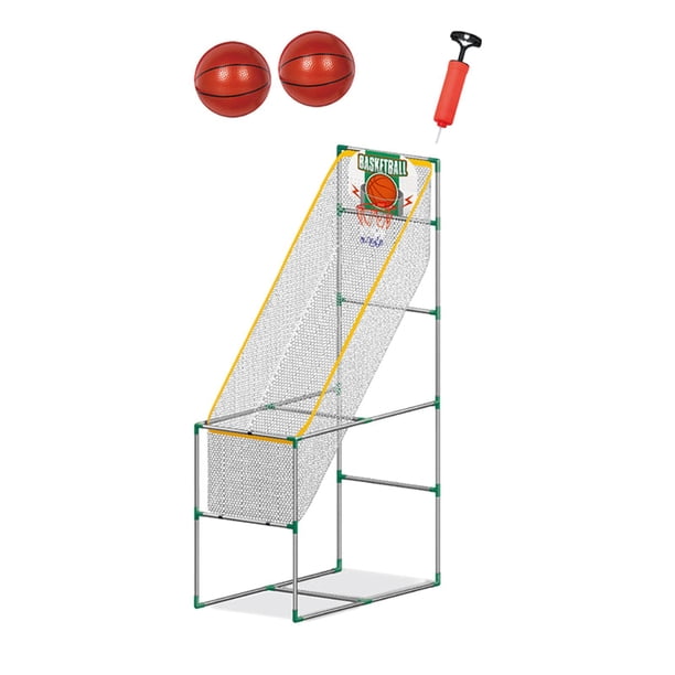 Juego de Baloncesto Arcade para Niños, Juguetes Deportivos, Aro Individual Extraíble con Pelotas, para Niños Y Niñas, Duradero, Fácil de Montar, Activ 139m