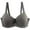 Gray, variant on Aofany Women's Sexy Seamless Bra Push up Bras Full-Coverage Strap Adjustable Brattles Comfortable Breathable T-shirt Bras Underwear